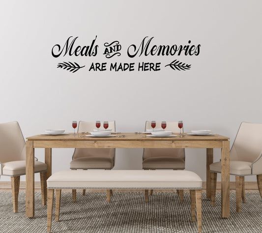 Meals and Memories Wall Decal - Two Little Giggles