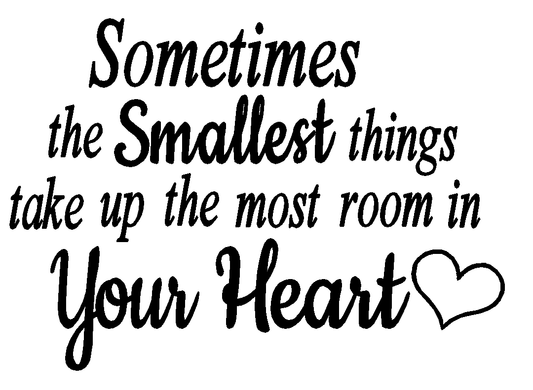 The smallest things