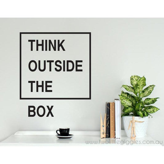 Think outside the box - Two Little Giggles